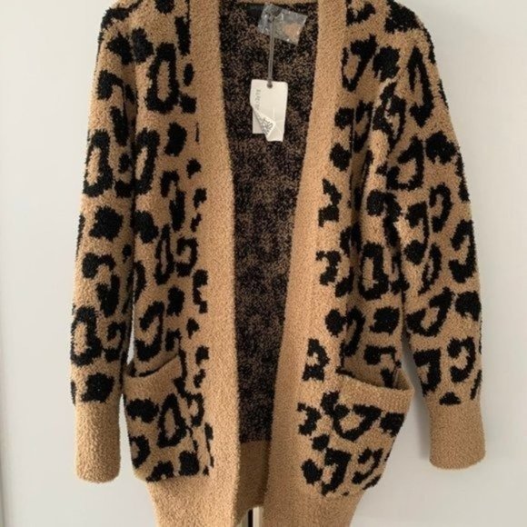 Barefoot Dreams Sweaters Barefoot Dreams Leopard Cardigan Nwt